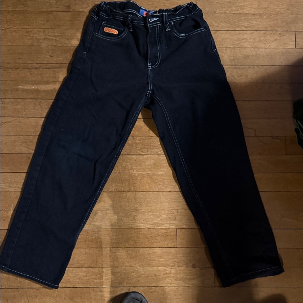 Empyre Black Skate Jeans size 27 with adjustable waist inside